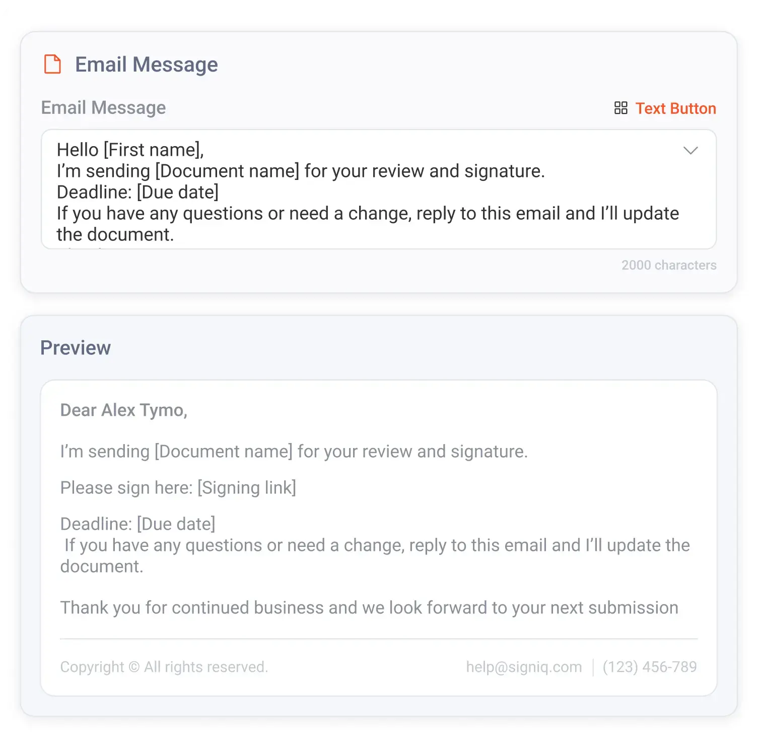 custom-email